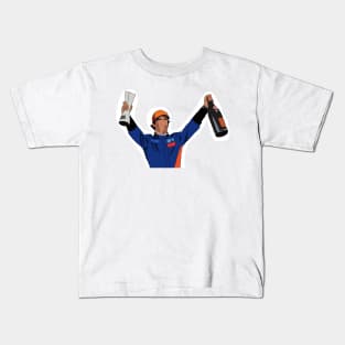 Carlos Sainz podium celebration Brazil 2019 Kids T-Shirt